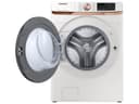 5.0 cu. ft. Extra Large Capacity Smart Front Load Washer with Super Speed Wash and Steam in Ivory view 9