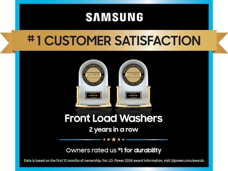 5.1 CF Smart Front Load Washer with Vibration Technology Plus