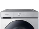 Bespoke 5.3 cu. ft. Ultra Capacity Front Load Washer with Super Speed Wash and AI Smart Dial in Silver Steel view 4