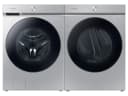 Bespoke 5.3 cu. ft. Ultra Capacity Front Load Washer with Super Speed Wash and AI Smart Dial in Silver Steel view 5