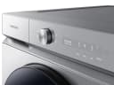 Bespoke 5.3 cu. ft. Ultra Capacity Front Load Washer with Super Speed Wash and AI Smart Dial in Silver Steel view 10