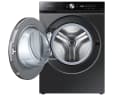 Bespoke 5.3 cu. ft. Ultra Capacity Front Load Washer with Super Speed Wash and AI Smart Dial in Brushed Black view 3