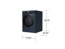 Bespoke 5.3 cu. ft. Ultra Capacity Front Load Washer with AI OptiWash™ and Auto Dispense in Brushed Navy view 2