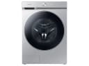 Bespoke 5.3 cu. ft. Ultra Capacity Front Load Washer with AI OptiWash™ and Auto Dispense in Silver Steel view 1