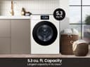 Bespoke AI Front Load Washer AI Home 7" LCD Display | AI OptiWash+™ 5.3 cu.ft. view 5
