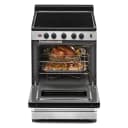 24-inch Freestanding Electric Range with Upswept SpillGuard™ Cooktop view 3