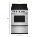 24-inch Freestanding Electric Range with Upswept SpillGuard™ Cooktop view 9