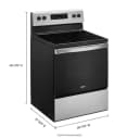 5.3 cu. ft. Whirlpool® electric range with Frozen Bake™ technology view 10