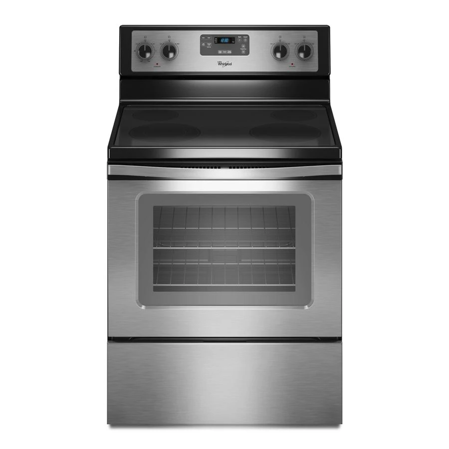 4.8 cu. ft. Capacity Electric Range with Self-Cleaning System