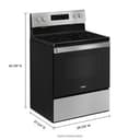 5.3 cu. ft. electric range with Frozen Bake technology view 8