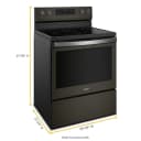 5.3 cu. ft. Whirlpool® electric range with Frozen Bake™ technology view 8