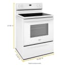 5.3 cu. ft. Whirlpool® electric range with Frozen Bake™ technology view 8