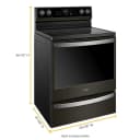 6.4 cu. ft. Smart Freestanding Electric Range with Frozen Bake™ Technology view 7
