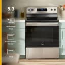 30-inch Electric Range with No Preheat Mode and Steam Clean view 2