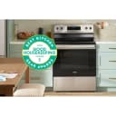 30-inch Electric Range with No Preheat Mode and Steam Clean view 13