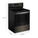 30-inch Electric Range with No Preheat Mode and Steam Clean view 14