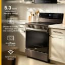 30-inch Electric Smart Range with Air Cooking Technology, No Preheat Air Fry, High Speed Preheat Oven, WipeClean™ Coating, and Steam/Self Clean view 4