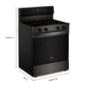 30-inch Electric Smart Range with Air Cooking Technology, No Preheat Air Fry, High Speed Preheat Oven, WipeClean™ Coating, and Steam/Self Clean view 16