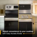 30-inch Electric Smart Range with Air Cooking Technology, No Preheat Air Fry, High Speed Preheat Oven, WipeClean™ Coating, and Steam/Self Clean view 17