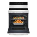 30-inch Electric Smart Range with Air Cooking Technology, No Preheat Air Fry, High Speed Preheat Oven, WipeClean™ Coating, and Steam/Self Clean view 41