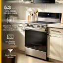 30-inch Electric Smart Range with Air Cooking Technology, No Preheat Air Fry, High Speed Preheat Oven, WipeClean™ Coating, and Steam/Self Clean view 4