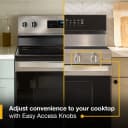 30-inch Electric Smart Range with Air Cooking Technology, No Preheat Air Fry, High Speed Preheat Oven, WipeClean™ Coating, and Steam/Self Clean view 9