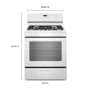 5.1 Cu. Ft. Freestanding 4-Burner Gas Stove view 3