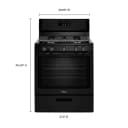 Whirlpool® 5.1 Cu. Ft. Freestanding 5-Burner Gas Stove view 5