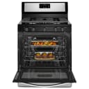 Whirlpool® 5.1 Cu. Ft. Freestanding 5-Burner Gas Stove view 3