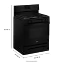 5.0 cu. ft. Whirlpool® gas range with SpeedHeat™ burner view 10