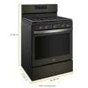5.0 cu. ft. Whirlpool® gas convection oven with Frozen Bake™ technology view 8