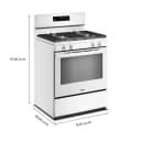 30-inch Gas Range with Crispy Mode and Dishwasher Safe Grates view 4