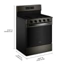 30-inch Gas Range with Air Cooking Technology and EZ-2-Lift™ Hinged Grates view 13