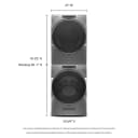 5.0 cu. ft. Front Load Washer with Load & Go™ XL Dispenser view 3