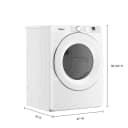 7.4 cu. ft. Smart Front Load ENERGY STAR® Gas Dryer with Quick Dry Cycle view 12