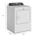 7.0 Cu. Ft. Whirlpool® Top Load Gas Dryer with Moisture Sensor view 5