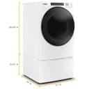7.4 cu. ft. Front Load Gas Dryer with Steam Cycles view 6