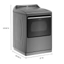 7.4 cu. ft. Top Load Gas Dryer with Advanced Moisture Sensing view 10