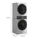 Smart ENERGY STAR® Front Load Laundry Tower with UV Clean Technology & FreshFlowTM Vent System 4.5 cu. ft. Washer & 7.4 cu. ft. Gas Dryer view 2