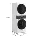Smart ENERGY STAR® Front Load Laundry Tower with UV Clean Technology & FreshFlowTM Vent System 4.5 cu. ft. Washer & 7.4 cu. ft. Gas Dryer view 2