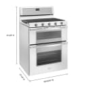 6.0 Cu. Ft. Gas Double Oven Range with EZ-2-Lift™ Hinged Grates view 7