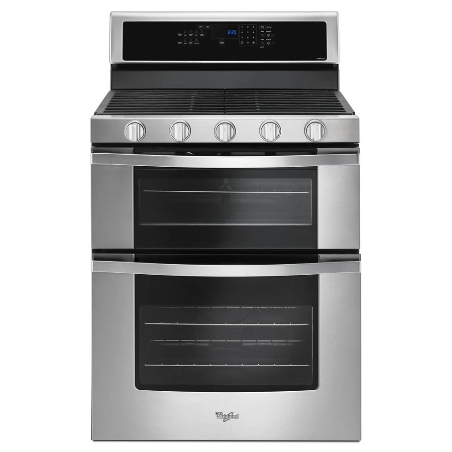 6.0 Cu. Ft. Gas Double Oven Range with EZ-2-Lift™ Hinged Grates
