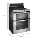 6.0 Cu. Ft. Gas Double Oven Range with EZ-2-Lift™ Hinged Grates view 8