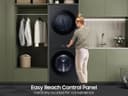 Bespoke 4.6 cu. ft. AI Laundry Hub™ Large Capacity Single Unit Washer with Flex Auto Dispense System and 7.6 cu. ft. Electric Dryer in Brushed Black view 6