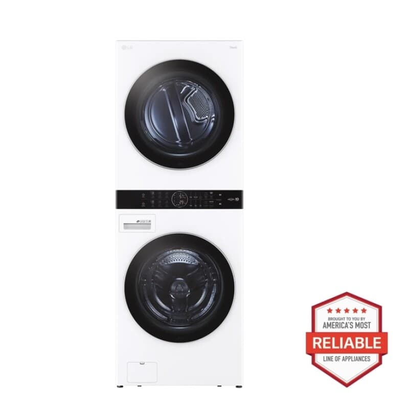 LG WashTower™ with Center Control™ 4.5 cu. ft. Washer and 7.4 cu. ft. Electric Dryer