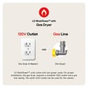 Single Unit Front Load LG WashTower™ with Center Control™ 4.5 cu. ft. Washer and 7.4 cu. ft. Gas Dryer view 14