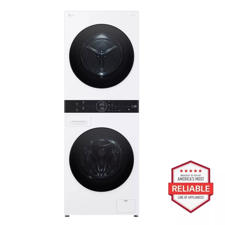 Compact Single Unit Washtower™ With Center Control™ 2.4 Cu. Ft. Front Load Washer And 4.2 Cu. Ft. Electric Ventless Heatpump™ Dryer