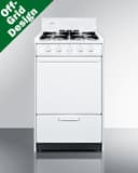20" Wide Propane Gas Range, Battery Start view 1