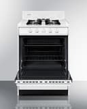 24" Wide Propane Gas Range, Battery Start view 3
