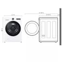 5.0 Cu. Ft. Mega Capacity Smart Front Load Energy Star Washer With Turbowash® 360° And Ai Dd® Built-in Intelligence view 12